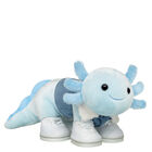 Online Exclusive Ice Blue Axolotl Stuffed Animal Denim Vest Gift Set with Shoes - Build-A-Bear Workshop®